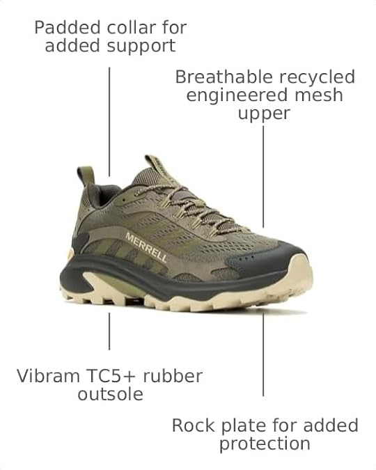 Merrell Men's Moab Speed 2 Hiking Shoe, Olive, 9.5