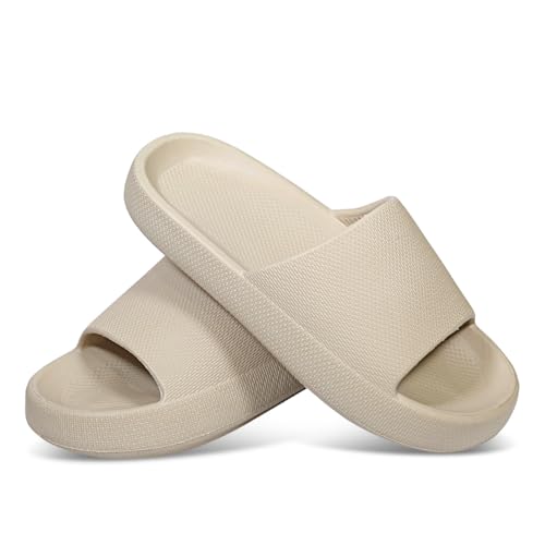 Image of Comfortable Cushioned Sole Arch Support Sliders | Durable Lightweight Flexible Style | Casual Flats Footwear Man | Ultra Soft Sliders for Adult | Stylish & Anti-Skid