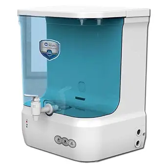 Mayur aquatech AUQA MARS 9 L Wall Mountable RO + B12+ UF + TDS Control + UV Disinfection in Tank, White, 15 LPH Water Purifier (Body cover free)