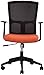 XUANFEI Chaise de Bureau Chaise de Bureau Ergonomique Chaise de Bureau Bon marché Chaise d'ordinateur avec Support Lombaire Chaise de Bureau pivotant pivotante (Color : Orange)