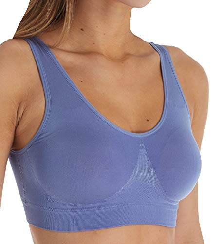 Wacoal womens B Smooth Bralette Lingerie, Bleached Denim, 34 US