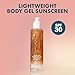 Kopari Sun Shield Body Glow, Broad Spectrum SPF 30, Lightweight Shimmering Gel Texture Absorbs Quickly, Non Sticky, Glowing Results, Golden Amber 5 oz