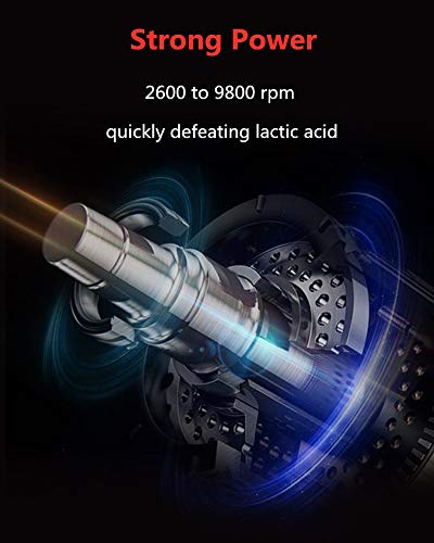 Yojinke Pistola massageadora muscular portátil, terapia de vibração percussiva para massagem de recu