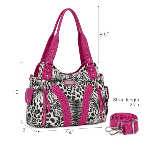 Image of Montana West Hobo Bag Soft Handbag with Crossbody Strap | Everyday Use Purses for Women, Large Capacity Handbag, Casual Hobo Bag