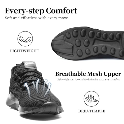 Mens Running Shoes Women Slip On Tennis Walking Sneakers Athletic Breathable Non Slip Gym Casual Lightweight Workout Sport Unisex Shoe3