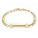 Cylinder Cremation Bracelet for Ashes Urn Jewelry Stainless Steel Memorial Bracelet Keepsake Urn Bangle Ashes Holder (Gold)