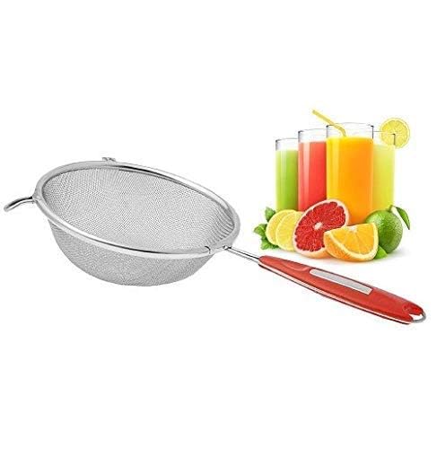 Kanshita's Rasoiware Stainless Steel Regular Soup & Juice STRAINERS, Big Tea STRAINERS -32 Centimeter