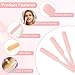 RAQEHO 3 Reusable Silicone Wax Spatula - Non-stick Wax Applicator Stir Sticks for Face Boby Hair Removal Waxing Accessories Removal Product Esthetician Supplies Professional For Home Beauty Salon Use.