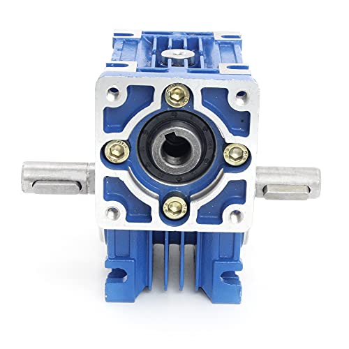 Cnctopbaos Output Double Shaft Diameter 14Mm Output Shaft 0.55" Dual Shaft Output Length 130Mm Fit For Worm Reducer Gearbox Nmrv030 Rv030 Nema23 Stepper Motor With Gaskets S Ring Corner Pin #TOP3