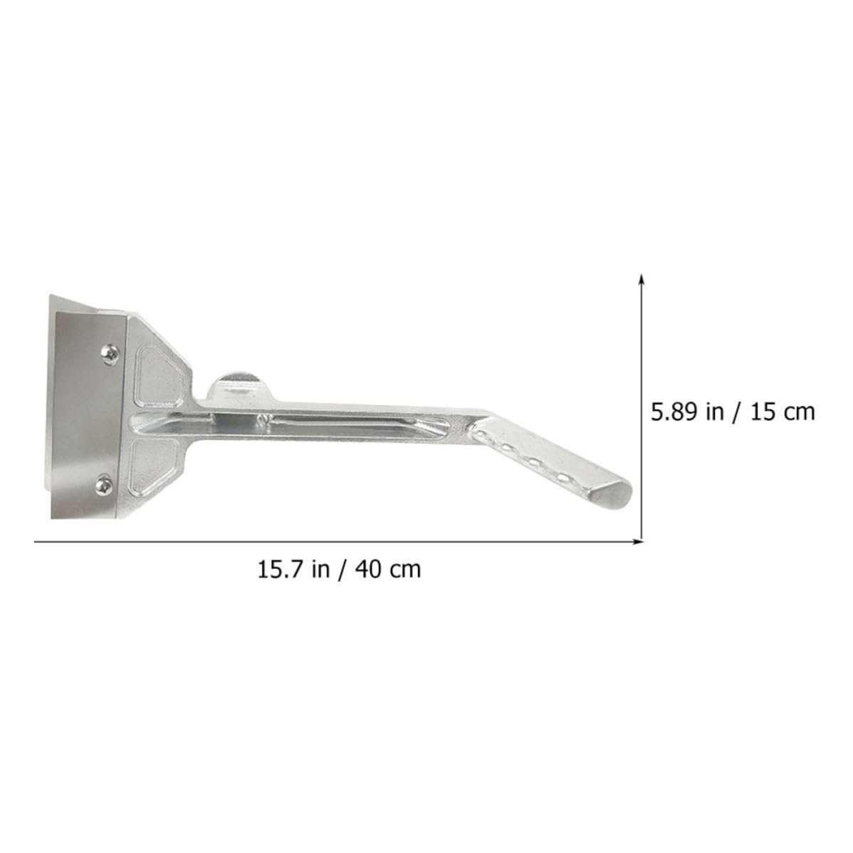 Grattoir de Barbecue Extérieur en Acier Inoxydable 420, Argenté