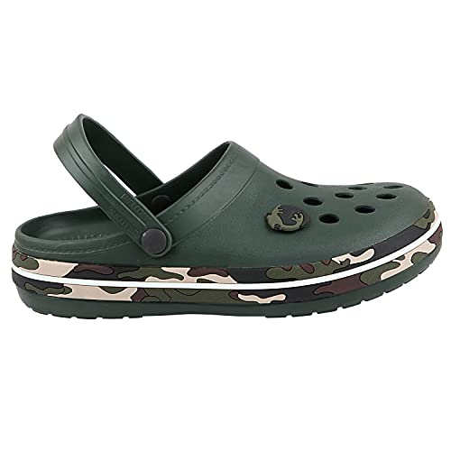 Image of NEOZ Men's Casual Clogs /Sandals with Adjustable Back Strap for Adult | Comfortable & Light Weight | Stylish & Anti-Skid | Waterproof & Daily Flipflops