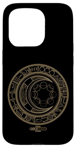 Marvel Moon Knight Moon Cycles Hieroglyph Logo �X�}�z�P�[�X iPhone 15 Pro �p