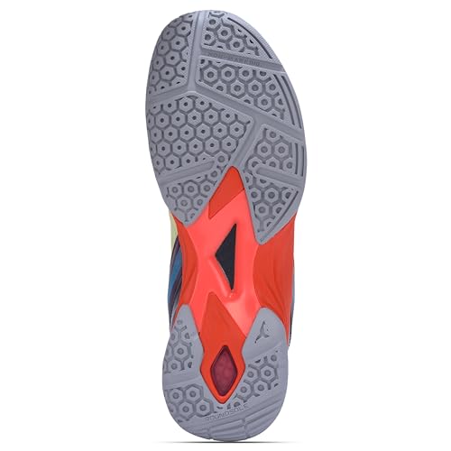 Image of YONEX AKITA Badminton Shoes |Non Marking | Ideal for Badminton,Squash,Table Tennis,Volleyball | Non-Marking Sole |TRU Cushion |Durable Skin Light|Synchro-Fit Insole|Toe Assist Shape|Hexa Grip |Light Weight|Lateral Shell|Extra Cushioning|Snap Back Action|