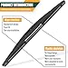 KVQ Windshield Wiper Blades Replacement for Nissan Versa Note 2014 2015 2016 2017 2018 2019,Original Equipment Replacement Front Rear Wiper Blade Set - 28