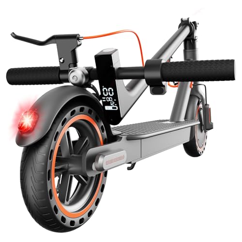 Trottinette Electrique Adulte Ultra Legere, 25KM/H Batterie 36V 7.8Ah avec Double Freinage Moteur 650W pour 35 km d'Autonomie