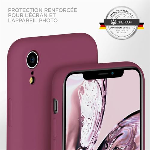 Coque iPhone XR silicone souple prune coque arrière antichoc - 4