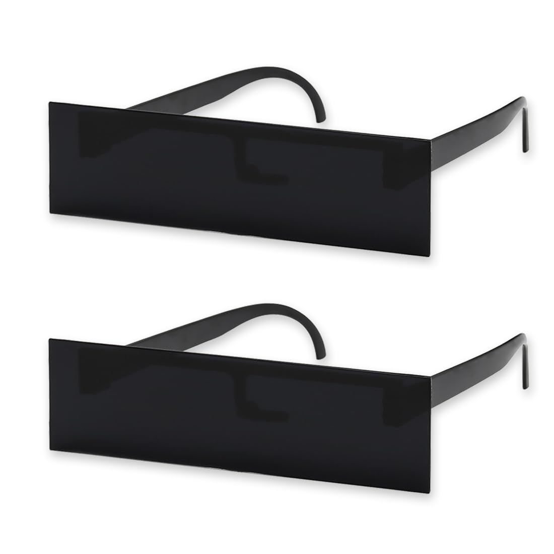 Doyomtoy Censorship Glasses Sunglasses, Pack of 2 Funny Party Glasses, Pixelated Mosaic Glasses for Party, Cosplay, Carnival, Halloween, Birthday