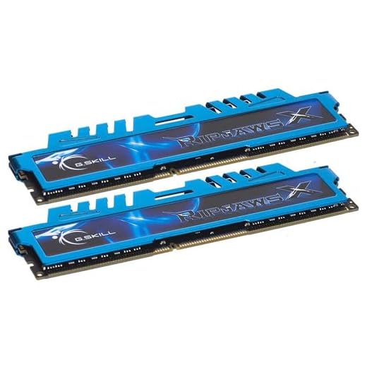 G.Skill Ripjaws X - Kit de Memoria RAM de 16 GB (2 x 8 GB DDR3 SDRAM, PC3-12800, 1600 MHz, 1.5 V), Azul