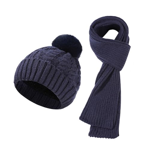 Ensemble bonnet écharpe gant femme et homme pour les sports d'hiver