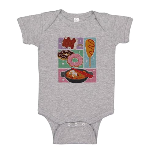 TATY Kids Korean Street Food illustration Baby Infant Bodysuit