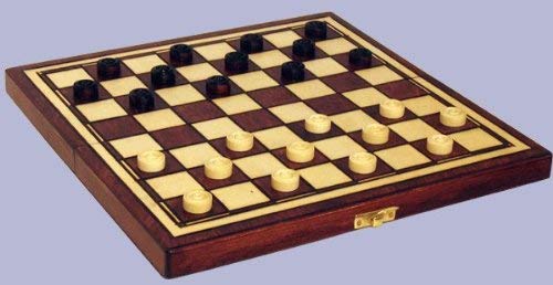 Preisvergleich Produktbild 64 Plätze, Massivholz, Checkers, Dame