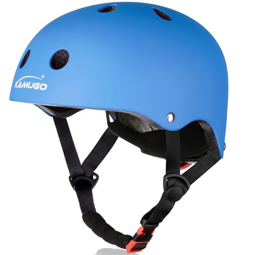 Image of KAMUGO Kids Adjustable Helmet, Suitable for Toddler Kids Ages 3-8 Boys Girls, Multi-Sport Safety Cycling Skating Scooter Helmet