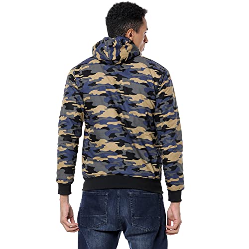 Image of Campus Sutra Cotton Blend Men Standard Length Jacket