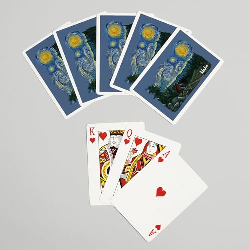 Baraja Poker Idaho Starry Night Bigfoot 52 Cartas miniatura 7