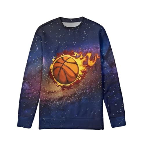 Viewamoon Girls' Basketball Hoodie, Teen Boys, Size 8-10T