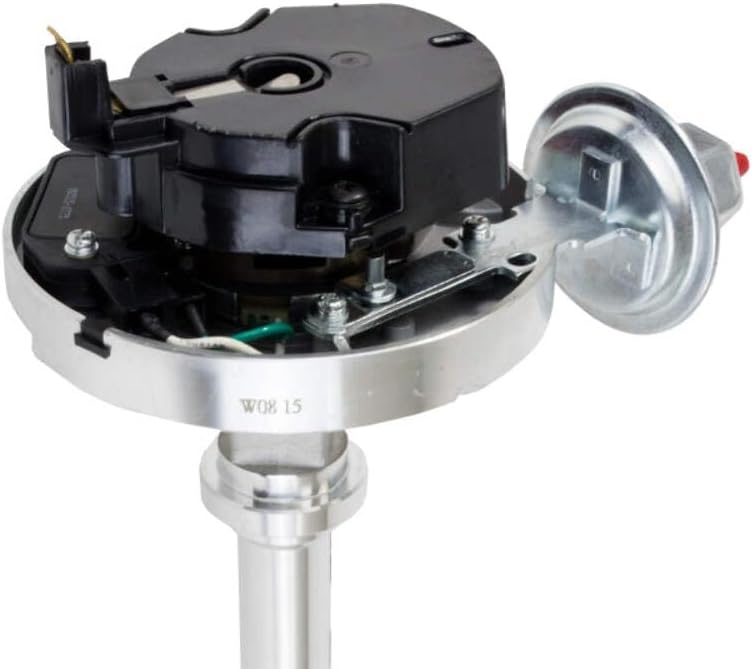 Top Street Performance JM6520BK HEI Distributor with Black Flat-Cover Super Cap (65K Volt Coil)