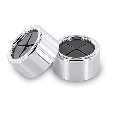 IceMoon Premium Adhesive Towel Hooks,Set of 2 Round Tea Towel Holder,Chrome Finish & Easy Installation,Firmly Holds Towel Without Tearing,Ideal as Kitchen, Bathroom, Shower or Outdoor Towel Hooks Cover