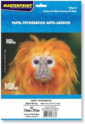 Papel Fotográfico Masterprint Adesivo 130g - 500 Folhas