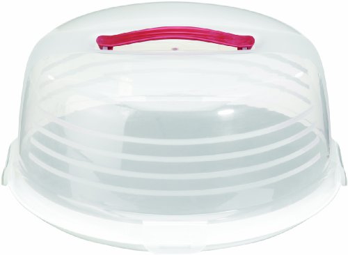 CURVER | Boite à gâteaux ronde, Blanc, Other Kitchenware, 34,7x34,7x15,2 cm