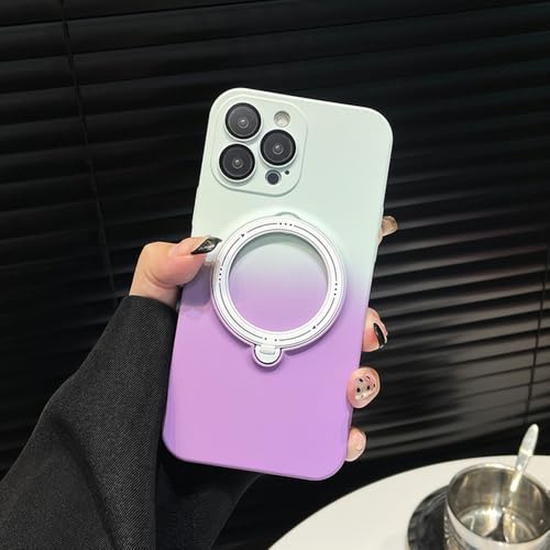 Coque magnétique iPhone 14 Plus silicone mat béquille sans fil