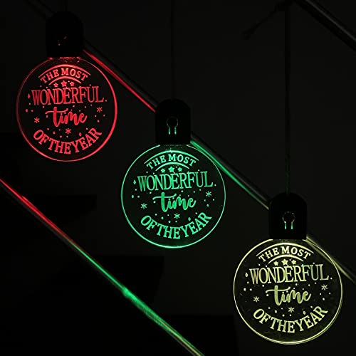 Maxseas 3 pcs Holiday lustre LED, USB recharge, Creative Key lustre, for Christmas Tree, Courtyard, Bedroom, Restaurant Cover