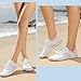 Hike Barefoot Shoes for Women Men Non-Slip Breathable Pro Barefoot Shoes Wide Toe Box Footwear Barefoot Shoes Womens Lightweight & Athletic Hiking Shoes A-White