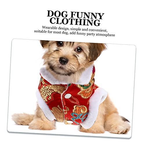 Disfraz para perro Toddmomy suéter dragón adorable miniatura 4