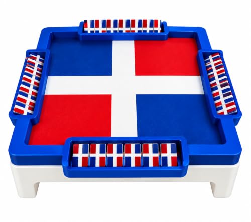 Dominican Republic Flag Mini Domino Table 3D-Printed