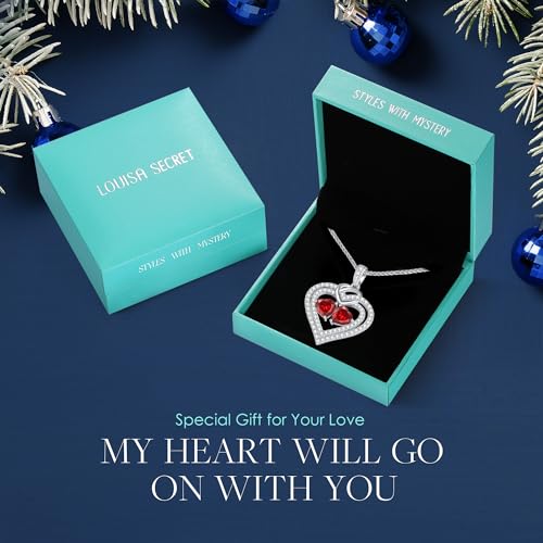 LOUISA-SECRET-Sparkling-Double-Heart-Birthstone-Necklaces-for-Women-925-Sterling-Silver-Fine-Jewelry-Pendant-Heart-Necklaces-Birthday-Anniversary-Christmas-Gift-for-Women-Wife-Mom-Girlfriend-Lady 41sB5otmU4L
