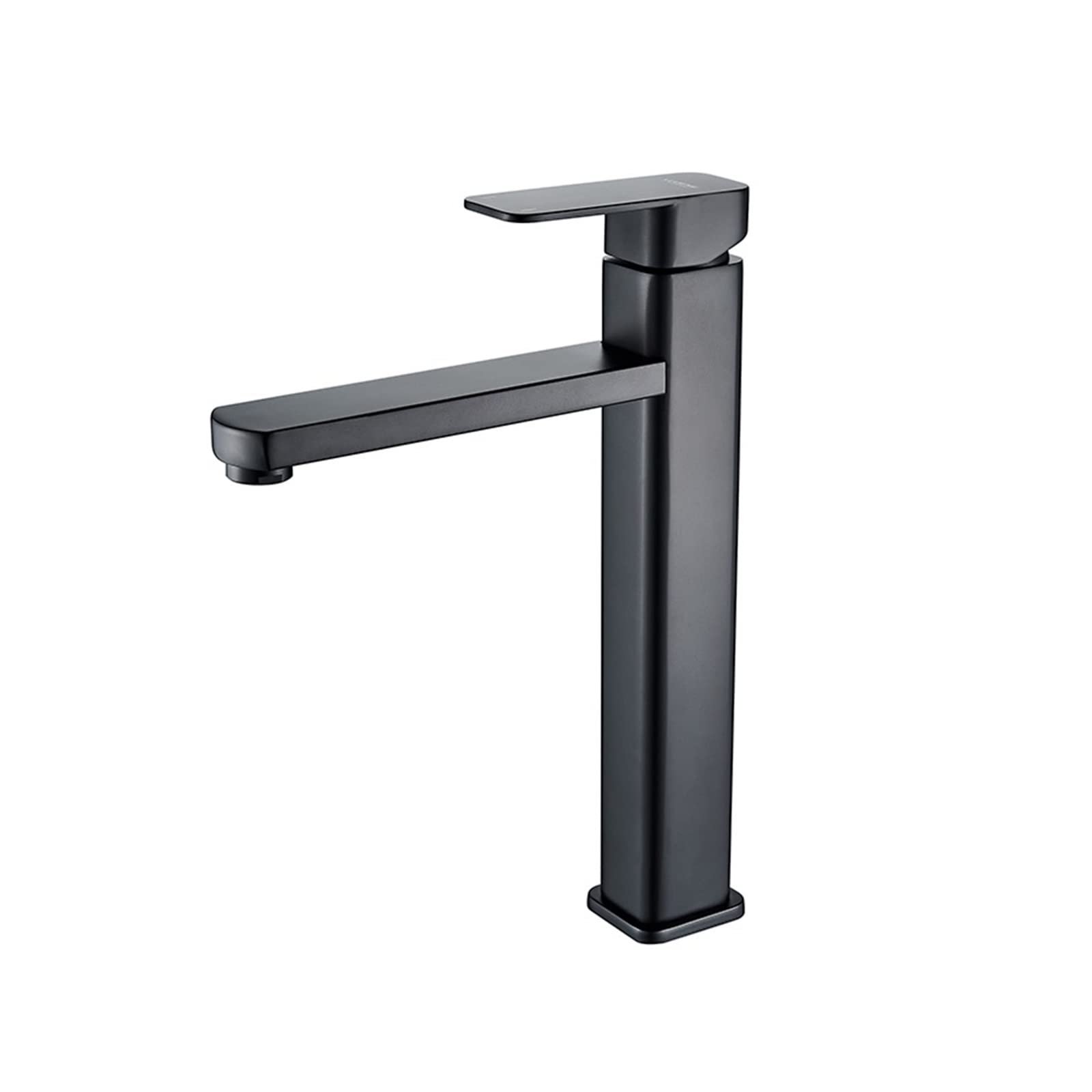 Mooilko Nero Bathroom Basin Faucet Hot And Cold Water Mixer Sink Tap Single Handle Deck Mounted Tap Bath Faucet Easy To Install(Nero)