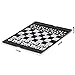 Yellow Mountain Imports Magnetic Travel Foldable Chess Wallet Set (7.9-Inch) - Portable & Perfectly Travel-Size