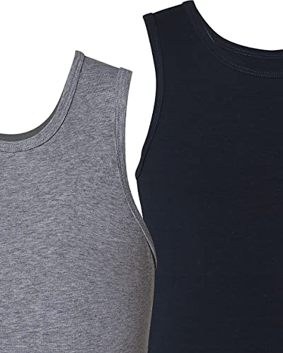 NAME IT Nittank Top 2p Grijs Mel K B Noos jongens Ondershirt (2-Pack) - Afbeelding 5