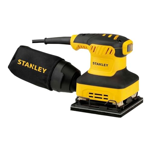 STANLEY Lixadeira Orbital Elétrica para Acabamentos, Modelo SS24, 110V