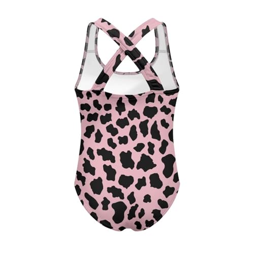 Swimsuit for Girls Size 5-14T Summer Sleeveless Crew Neck Swimwear Comfortable One Piece Bathing Suit2