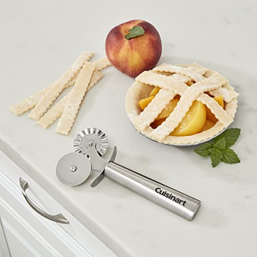 Cuisinart CTG-00-DPW Dual Head Wheel Pastry Roller, Stainless Steel