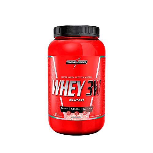 Superwhey 3W 907g Integralmedica - Morango