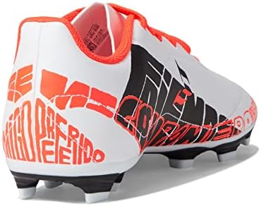 adidas X Speedportal Messi.4 Flexible Ground Soccer Shoe, FTWR White/Core Black/Solar Red, 12 US Unisex Little Kid | Image 4