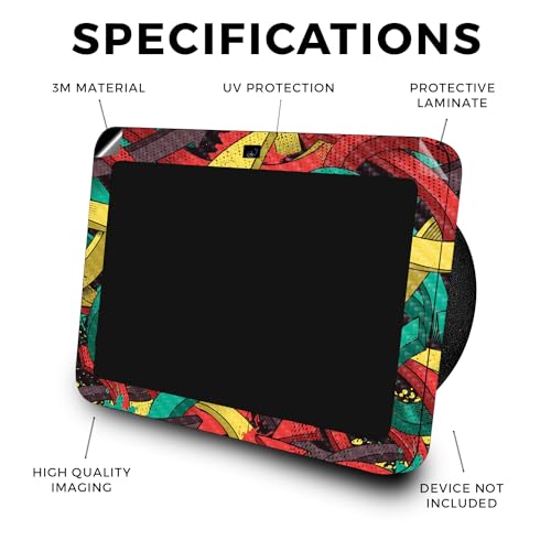 Image of Carbon Fiber Skin Compatible with Amazon Echo Show 8 (3rd Gen, 2023) - Triadic Arrows - Premium 3M Vinyl Protective Wrap Decal Cover - Easy to Apply | Crafted in The USA by MightySkins