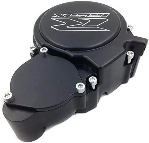 XKMT-Engine Stator Cover Compatible With Gsxr600/750 2006-2016 Black Left Side [B00YWCNDUQ]