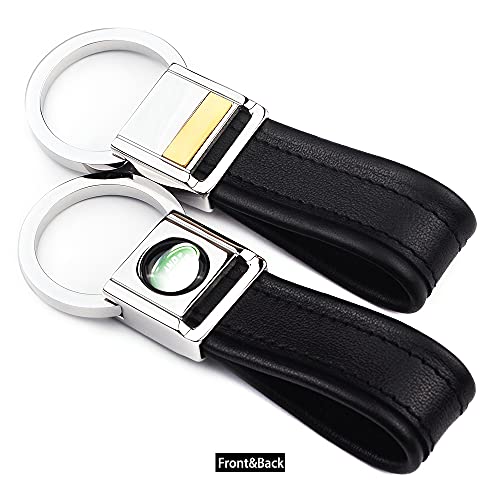 Cadtealir Stainless Steel Leather Keychain Lanyard Clips Ring For Land Rover For Men Woman Accessories Only 1 Pcs,Not 2 #TOP2